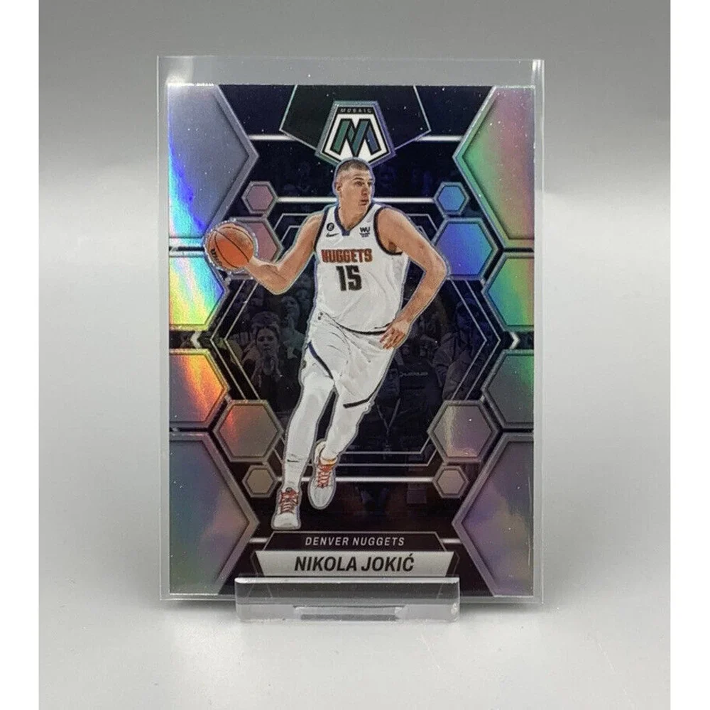 2022-23 Panini Mosaic‎ Nikola Jokic Silver Prizm #168 Denver Nuggets